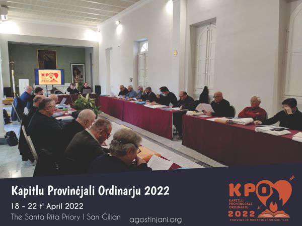 Ċelebrazzjoni tat-Tieni Parti tal-Kapitlu Provinċjali Ordinarju 2022 tal-Provinċja Agostinjana Maltija