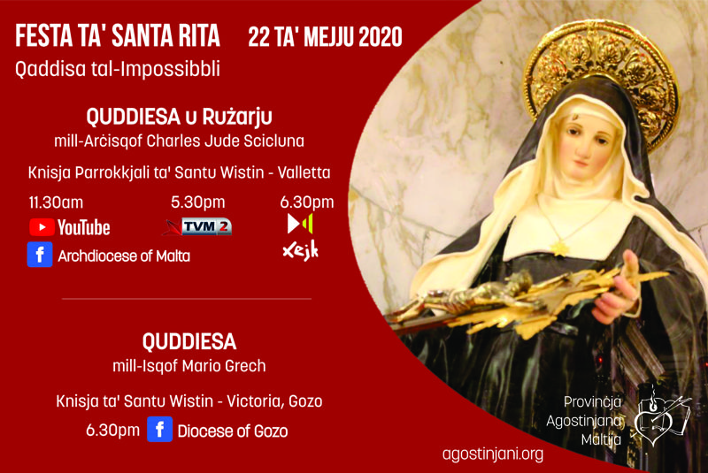 Feast of Saint Rita – Maltese Augustinian Province